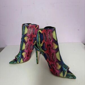 Vibrant Multicolor Women's Heels
